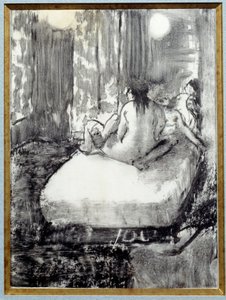Auf dem Bett von Edgar Degas