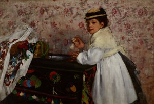 Porträt von Mlle. Hortense Valpinçon von Edgar Degas
