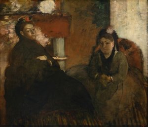 Porträt von Mme. Lisle und Mme Loubens von Edgar Degas
