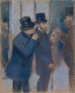 Porträts an der Börse von Edgar Degas
