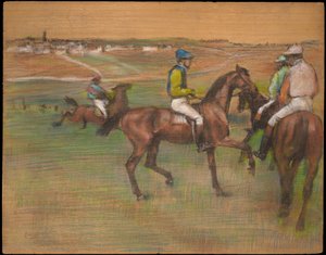 Rennpferde von Edgar Degas