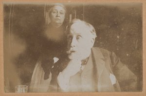 [Selbstporträt mit Zoé Closier] von Edgar Degas