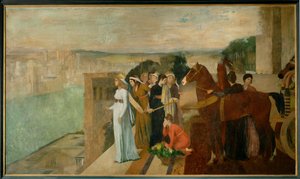 Semiramis baut Babylon von Edgar Degas