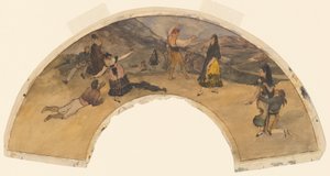 Spanische Tänzer und Musiker