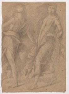 Studie nach Andrea Mantegna, "Parnassus" von Edgar Degas