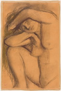 Aktstudie von Edgar Degas