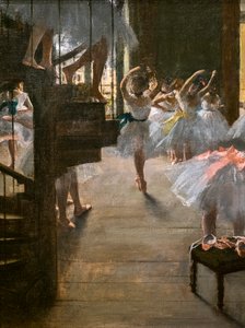 Die Tanzklasse (Detail). 1873. Öl auf Leinwand. von Edgar Degas
