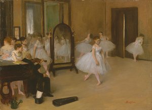 Die Tanzklasse, ca. 1871