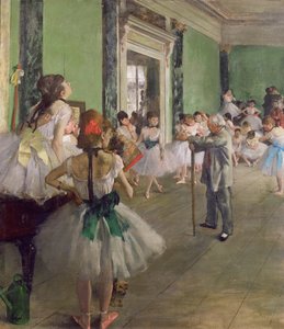 Die Tanzklasse, ca. 1873-76