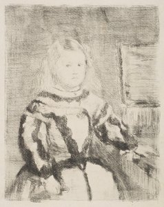 Die Infantin Margarita, nach Velázquez, 1862-64 von Edgar Degas