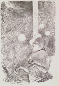 Das Lied des Hundes, 1876-77 von Edgar Degas