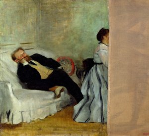 Der Maler Édouard Manet mit seiner Frau Suzanne