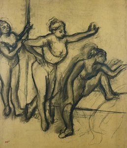 Drei Tänzerinnen im Trikot von Edgar Degas