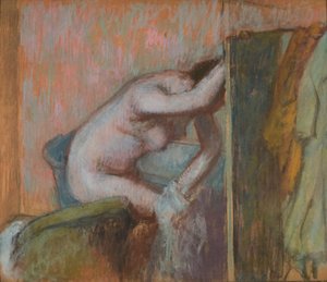 Toilette nach dem Bad, ca. 1888 von Edgar Degas