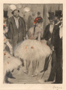 Virginie wird bewundert, während der Marquis Cavalcanti zusieht, ca. 1880-83 von Edgar Degas