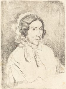 Frau mit gerüschter Haube Dame âgée, 1859-1860