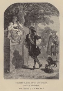 Karl II., Nell Gwyn und Evelyn, St. James