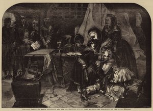 Der letzte Abschied von Marie Antoinette und ihrem Sohn