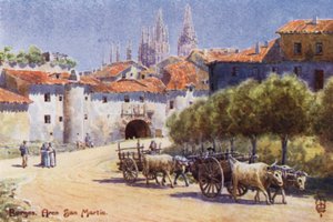 Nordspanien: Burgos, Arco San Martin von Edgar T. A. Wigram