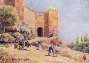 Nordspanien: Segovia, Arco San Esteban