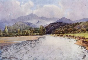 Nordspanien: Das Sella-Tal, Unterhalb von Arriondas von Edgar T. A. Wigram