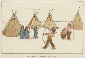 Nordamerika, der Rote Mann zu Hause von Edith Farmiloe