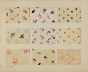 Gedruckte Quilt-Flicken