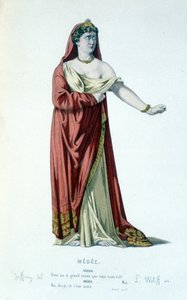 Der Charakter von Medea in der Tragödie Medea - Vollständiges Theater: (Sammlung von Stücken von Corneille) Zeichnung von Geffroy, Gravur von L. Wolff - Hrsg. Laplace, Sanchez et Cie, Paris 1884 von Edmond Aime Florentin Geffroy