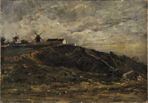 Die Windmühlen von Montmartre; Nordseite