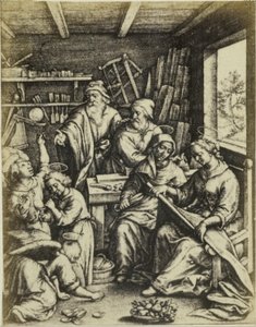 Fotoreproduktion des Stichs Les bulles de savon von Hieronymus Wierix