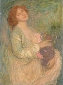 Frau mit Vase, spätes 19. - frühes 20. Jahrhundert