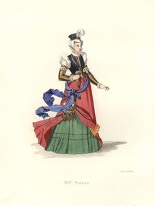 Schweizer Dame von Edmond Lechevallier Chevignard