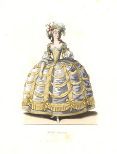Frau im Ballkleid, Frankreich