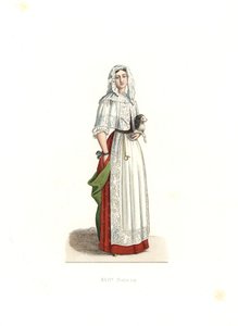 Frau im Morgenkleid, Frankreich