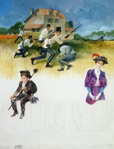 Herz Umschlag, von Edmondo De Amicis, Zeichnung