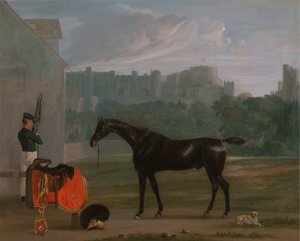 Vor dem Wachhaus in Windsor von Edmund Bristow