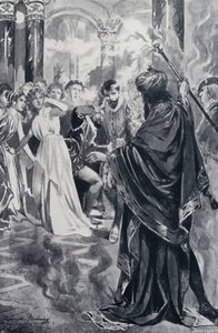 Illustration zu Goethes Faust von Edmund Bruning
