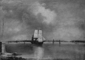 Bucht und Hafen von New York von Bedlow