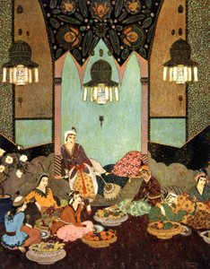 Der Raum der Früchte, Sindbad der Seefahrer von Edmund Dulac