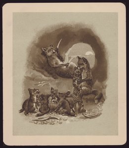 Illustration für Der Fuchs und die Gans von E Caldwell