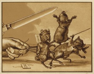 Illustration für Drei blinde Mäuse von Edmund G. Caldwell