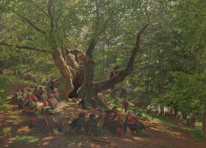 Robin Hood und seine fröhlichen Männer im Sherwood Forest, 1859