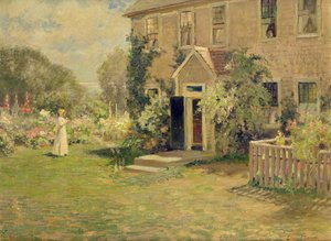 Ein Cottage in Neuengland von Edmund Henry Garrett