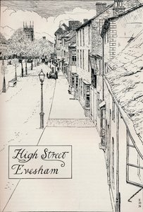 High Street Evesham, 19. Jahrhundert