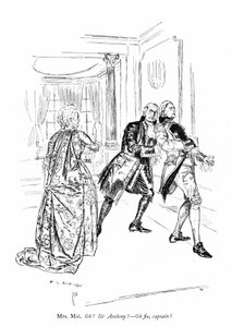 Illustration für Sheridans Die Rivalen von Edmund Joseph (after) Sullivan