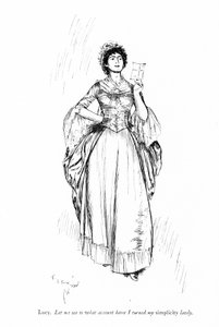Illustration für Sheridans Die Rivalen von Edmund Joseph (after) Sullivan