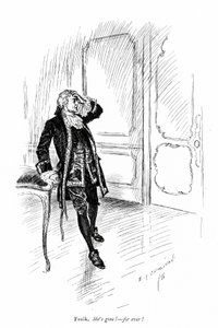 Illustration für Sheridans Die Rivalen (Gravur) von Edmund Joseph (after) Sullivan