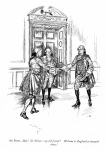 Illustration für Sheridans Die Schule der Skandale (Gravur) von Edmund Joseph (after) Sullivan