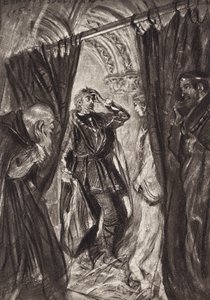 William Shakespeare: Die Tragödie von Hamlet, Prinz von Dänemark, Akt III, Szene 1 von Edmund Joseph (after) Sullivan