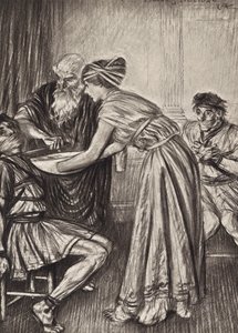 William Shakespeare: Die Tragödie von Titus Andronicus, Akt V, Szene 2 von Edmund Joseph (after) Sullivan